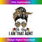 s Oh Honey I Am That Aunt Leopard Messy Bun  1 - Sublimation-Ready PNG File