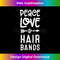 Peace Love and Hair Bands Funny 80s Music - Vintage Sublimation PNG Download