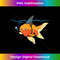 Goldfish Shark Fin Goldfish Motivational Goldfish Tank Top - Digital Sublimation Download File