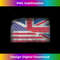 British American Flag Great Britain Union half Jack - Premium PNG Sublimation File