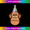 Birthday monkey in party hat - Creative Sublimation PNG Download