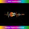 Retro Heartbeat Guitar  1 - PNG Sublimation Digital Download