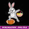 Dabbing Bunny  Football Easter Day - Instant PNG Sublimation Download