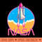 Nasa Girl Retro Logo Pink - PNG Downloadable Resources - High Quality 300 DPI
