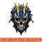 Mecha Skull S01 D48 - PNG Design Downloads - Good Value