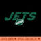 NY JETS football in green - Digital PNG Art - Professional Design
