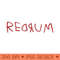 REDRUM - PNG Illustrations - Convenience