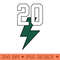 Breece Lightning 20 NY Jets Football - Sublimation PNG Designs - Good Value