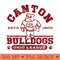 Canton Bulldogs Football - PNG Design Downloads - Unique