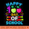 Happy 100Th Day Of School 100 Days Of School Teacher Student - PNG Artwork - Variety