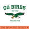 Go Birds Vintage - High Quality PNG - High Quality 300 DPI