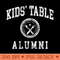 Kids Table Alumni - High Quality PNG - Latest Updates