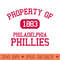 Property of Philadelphia Phillies - PNG Download - Customer Support