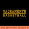 Awesome Basketball Sacramento Proud Name Vintage Beautiful Team - High-Quality PNG Download - Popularity