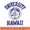 80s Vintage university Hawaii apparel - PNG Download - Variety