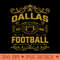 Vintage Dallas Football - High-Quality PNG Download - Unique
