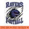 BLTM Ravens Football - Sublimation PNG Designs - Variety