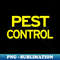 Pest Control Exterminator Halloween Costume - Sublimation-Ready PNG File
