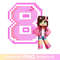 Minecraft Girl 8th Birthday Eight PNG.jpg