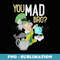 Alice In Wonderland - Mad Hatter You Mad Bro - Vintage Sublimation PNG Download