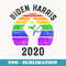 Joe Biden Kamala Harris 2020 Rainbow Gay Pride LGBT BLM - PNG Sublimation Digital Download
