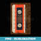 Love Retro Mixtape 70's 80's 90's Cassette Tape - Unique Sublimation PNG Download