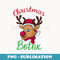 Funny Reindeer All I Want for Christmas Is Botox - Decorative Sublimation PNG File