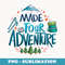 Made four adventure 4th Birthday Party camping kids 4 - Instant Sublimation Digital Download