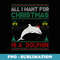 All I Want For Christmas Is A Dolphin Ugly er - Retro PNG Sublimation Digital Download