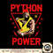 WWE Hulk Hogan Python Power Wrestling Poster png, digital download, instant .jpg