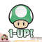 Super Mario 1 Up  Mushroom png download .jpg