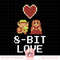 Nintendo Zelda Classic NES Link 8-Bit Love Graphic png, digital download, instant png, digital download, instant .jpg