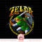 Nintendo Zelda Fancy Script Fighting Stance Graphic png, digital download, instant png, digital download, instant .jpg