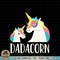 Dadacorn Father Daughter Unicorn Gift PNG Download.jpg