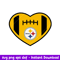 Heart Pittsburgh Steelers Logo Svg, Pittsburgh Steelers Svg, NFl Svg, Png Dxf Eps Digital File.jpeg