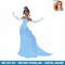 Disney The Princess and The Frog Tiana Blue Ballgown PNG Download.jpg