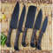 5 PC Custom Handmade Hand Forged Black Coated Carbon Steel Chef Set Kitchen Knives (5).jpeg