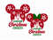 Magic Kingdom Christmas SVG, Magic Castle Mouse Christmas Svg, Mickey Minnie Christmas Svg, Mouse Snowflake Svg, Layered Cut File Png Svg.jpg