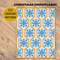 4. Christmas Snowflakes crochet blanket pattern