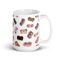 Boobes Seamless Pattern Funny Coffee Mug