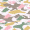 Modern Girly Camo Mix Colored Seamless Pattern Women's T-shirt