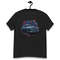 Classic Car on Graffiti Background Men's classic tee