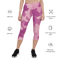 Modern Girly Purpl Pink Lilac Camo Pattern Capri Leggings