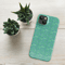 Green and Blue Modern Mozaic Snap case for iPhone®