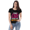 This Girl Loves Her Bitcoin Funny Women's fitted eco tee