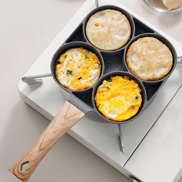 Pancake Pan, 4-cup Egg Frying Pan, Non Stick Divided Omelet Pan, Breakfast  Burger Pan (discounted Sales)