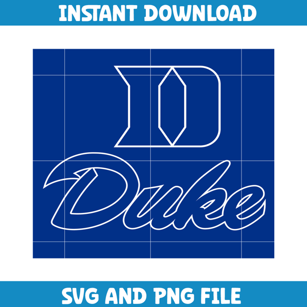 Duke bluedevil University Svg, Duke bluedevil logo svg, Duke bluedevil University, NCAA Svg, Ncaa Teams Svg (39).png