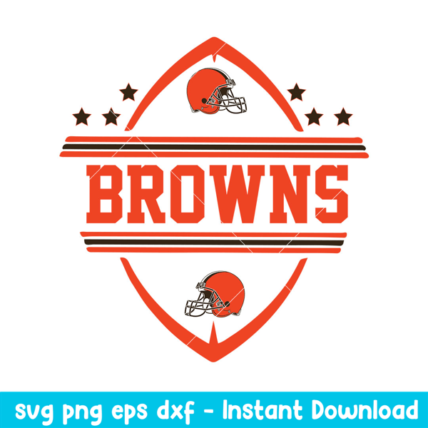 Cleveland Browns Monogram Svg, Cleveland Browns Svg, NFL Svg, Png Dxf Eps Digital File.jpeg