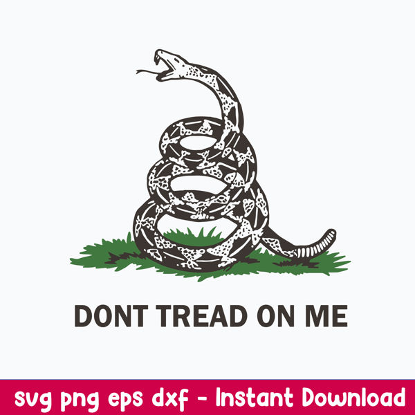 Gadsden Don_t Tread On  Me Svg, Gadsden Svg, Png Dxf Eps File.jpeg