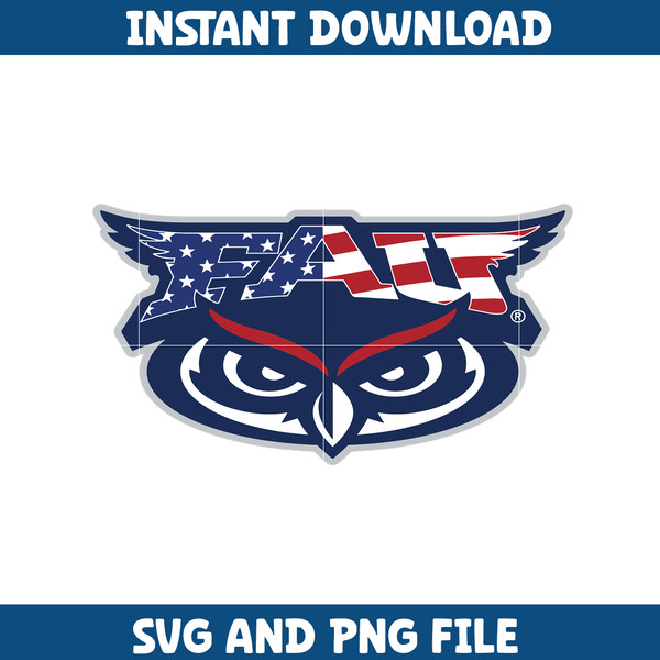 Florida Atlantic University Svg, Florida Atlantic logo svg, Florida Atlantic University, NCAA Svg, Ncaa Teams Svg (19).png